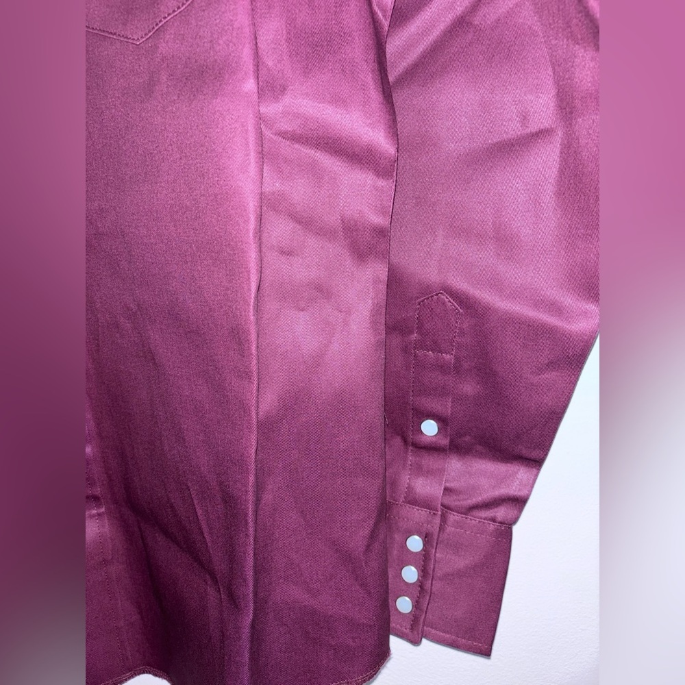Wrangler Purple Cowboy Cut Shirt - Picture 8 of 11